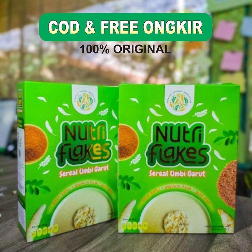 Original NUTRIFLAKES Garut Tuber Cereal Chronic Gastric Acid Therapy