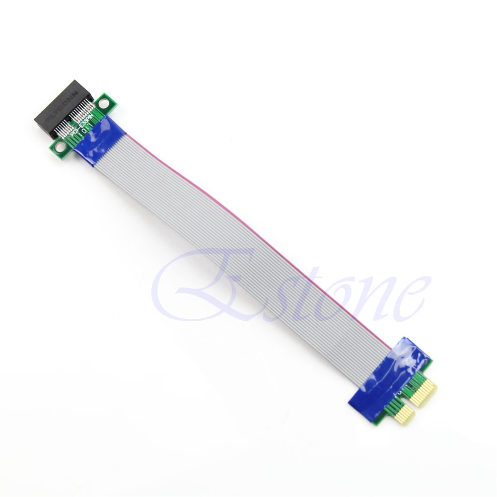 tree* Flex Ribbon PCI Express PCI-e PCIe Riser Card Extender Extension ...