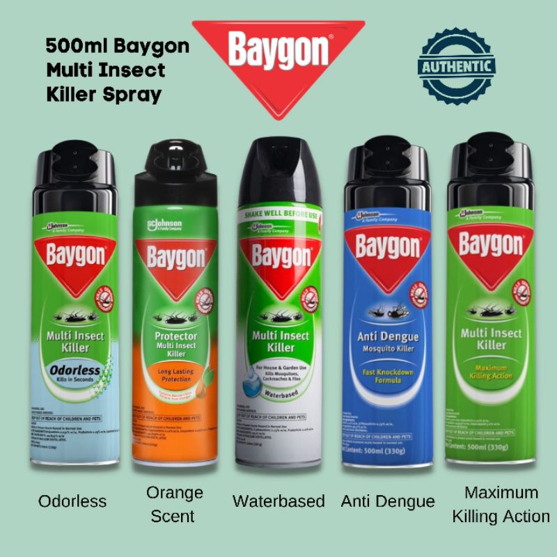 Baygon Multi Insect Killer Spray (500ml) READ PRODUCT DESCRIPTION