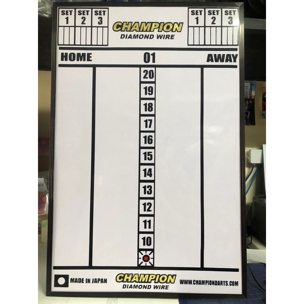 Dart Score Board Champion for dart Games / gamit sa larong darts
