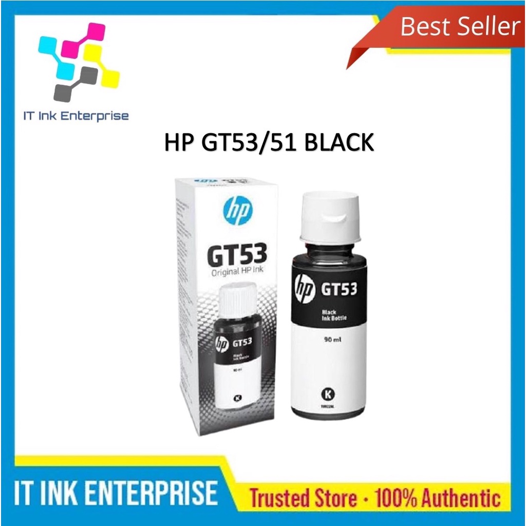 HP GT51/GT53 Black Original Ink Bottle Shopee Philippines