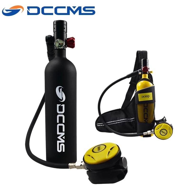 DCCMS 1L Scuba Tank Diving Oxygen Tank Underwater Respirator Diving ...