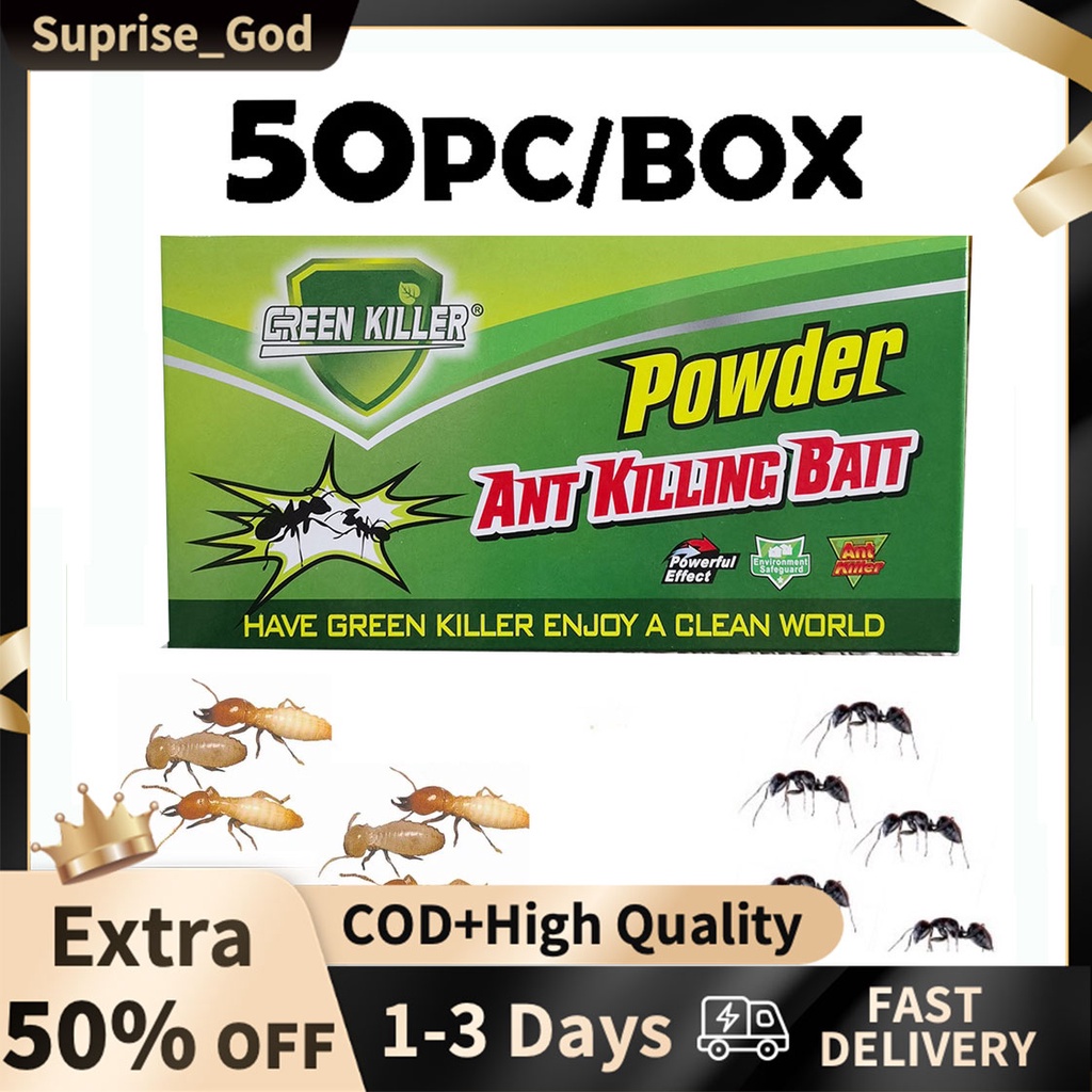 50pc Original Greenkiller Effective Insect Killer Ant Killing Bait