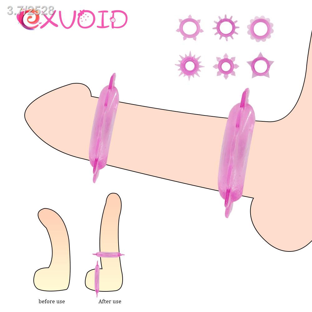 OriginalEXVOID 3PCS Elastic Penis Ring Sex Toys for Men Erection Intimate  Goods Scrotum Bind Cock Si | Shopee Philippines