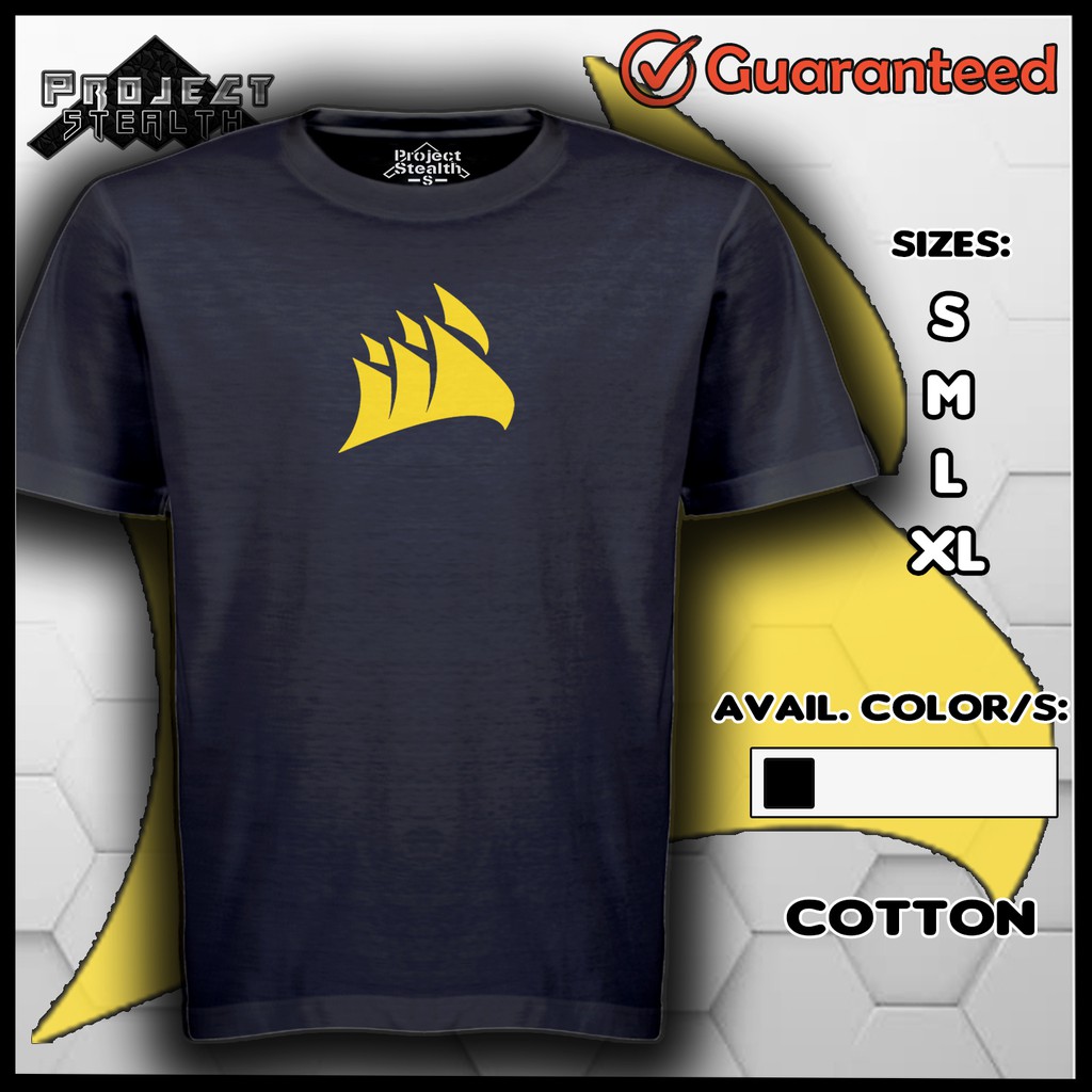 Seminary Metal linje med uret Corsair Shirt Gaming T-shirt Premium Cotton (Corsair Inspired) | Shopee  Philippines