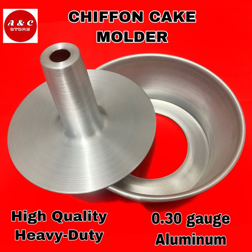 CHIFFON CAKE MOLDER TUBE PAN 0.30 GAUGE ALUMINUM CASH ON DELIVERY HIGH QUALITY HEAVY DUTY Shopee Philippines