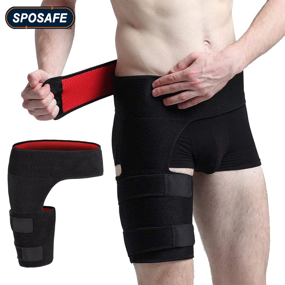 Adjustable Hip Groin Stabilizer Hip Brace Thigh Leg Compression Support