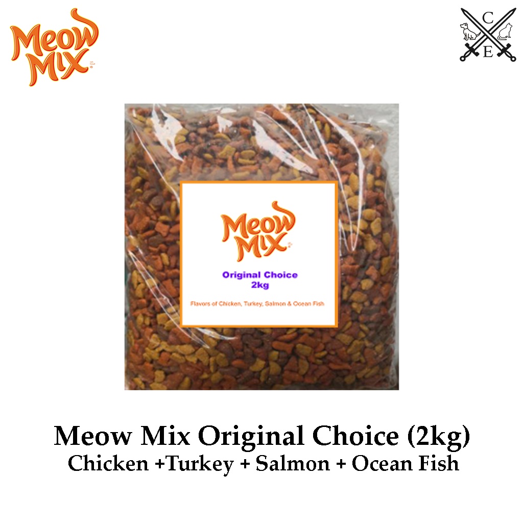 Meow Mix Original Choice Cat Food 2kg repacked Shopee Philippines