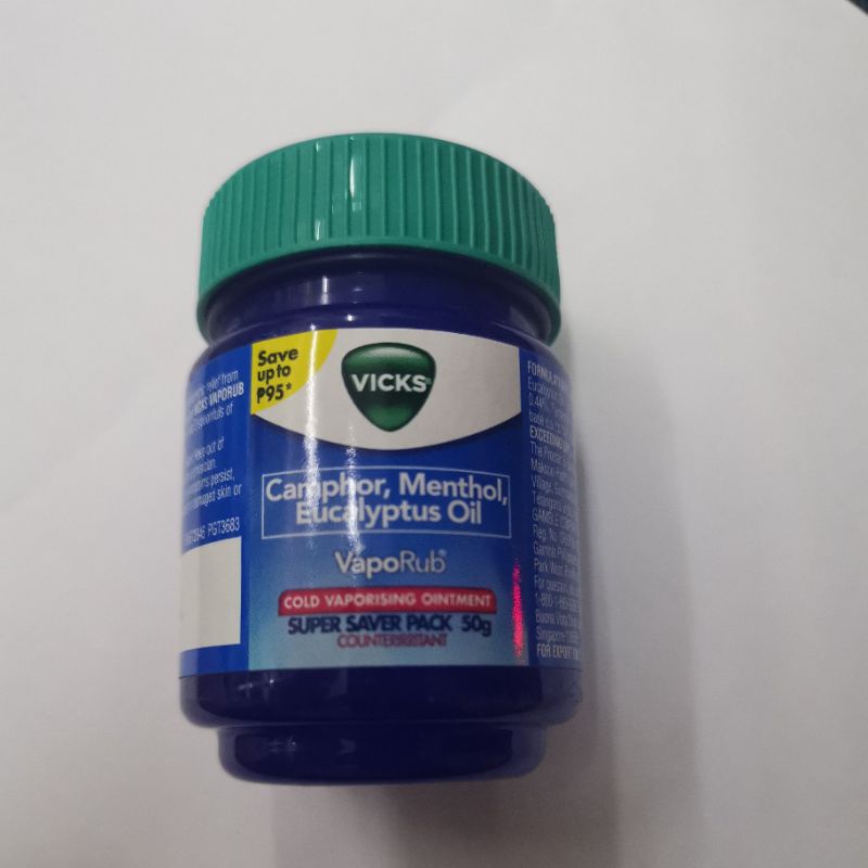 VICKS VAPORUB SUPER SAVER PACK 50G | Shopee Philippines