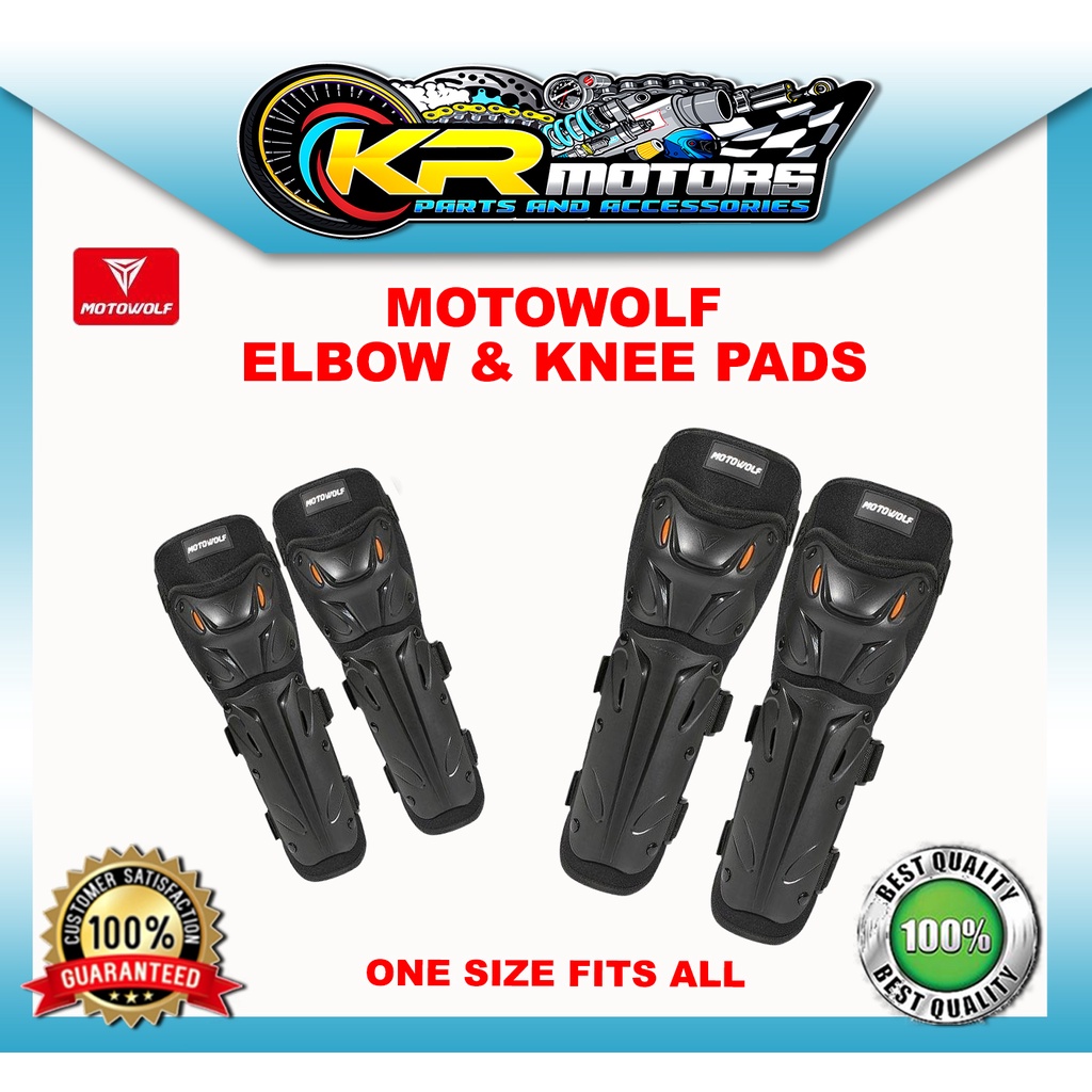 Original MOTOWOLF Elbow & Knee Pads for Motorcycle Riders MDL1010 ...