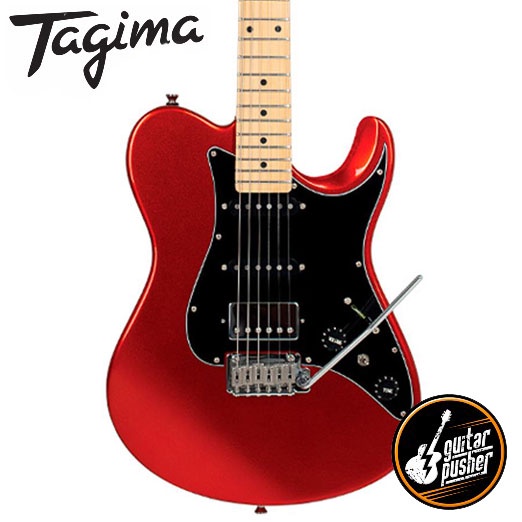 Tagima Brazil Series T-930 Hss T-Style Guitar (Deep Orange) Maple ...