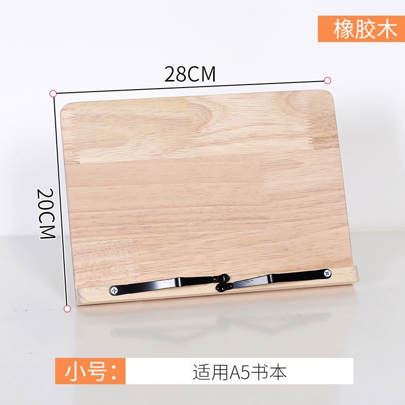 Wooden Book Holder Stand Foldable For Reading Adjustable Bookstand ...