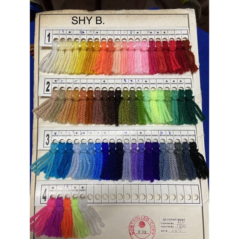 red heart yarn color chart