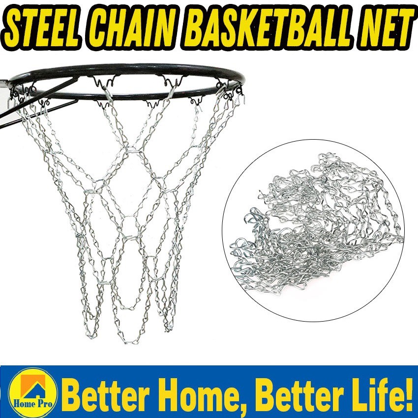 Metal Basketball Chain Professional Strong Galvanized Steel Metal Chain Basketball Net Shopee