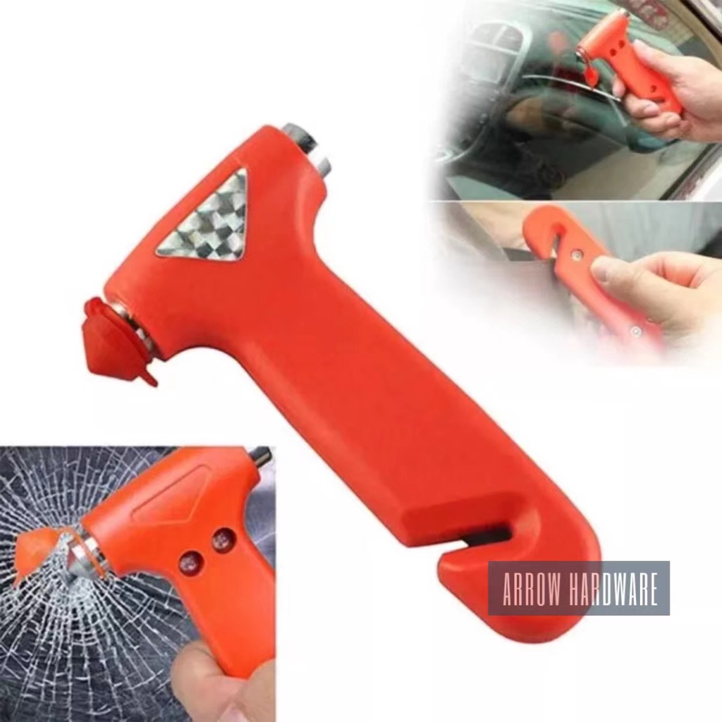 2 in 1 Car Safety Hammer Lifesaving Escape Hammer Car Window Broken