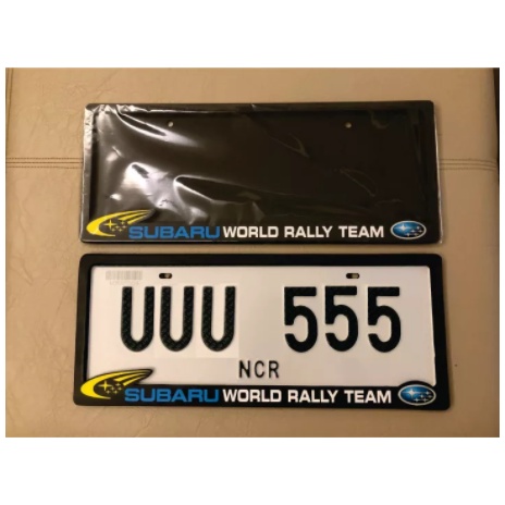 3D Subaru plate holder subaru plate frame for Philippine plates ...
