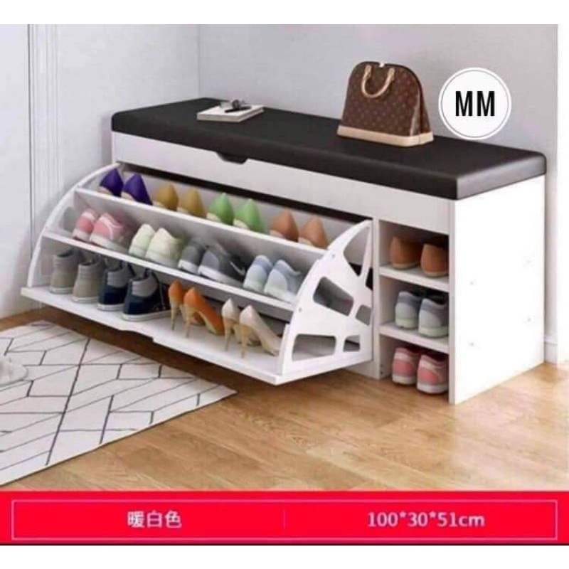 Minimalist Sofa with Flip Shoe Storage Shopee Philippines