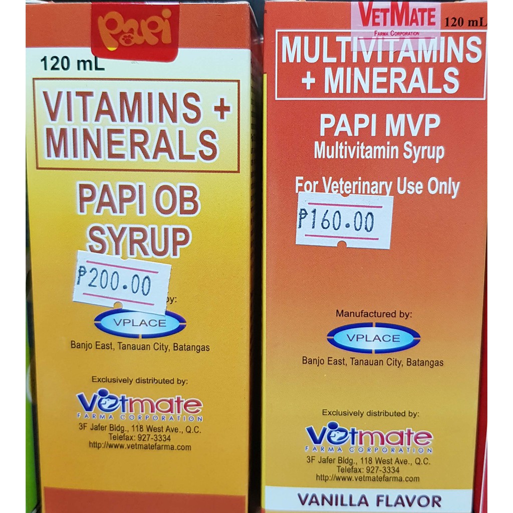 Papi Vitamins (120mL) | Shopee Philippines