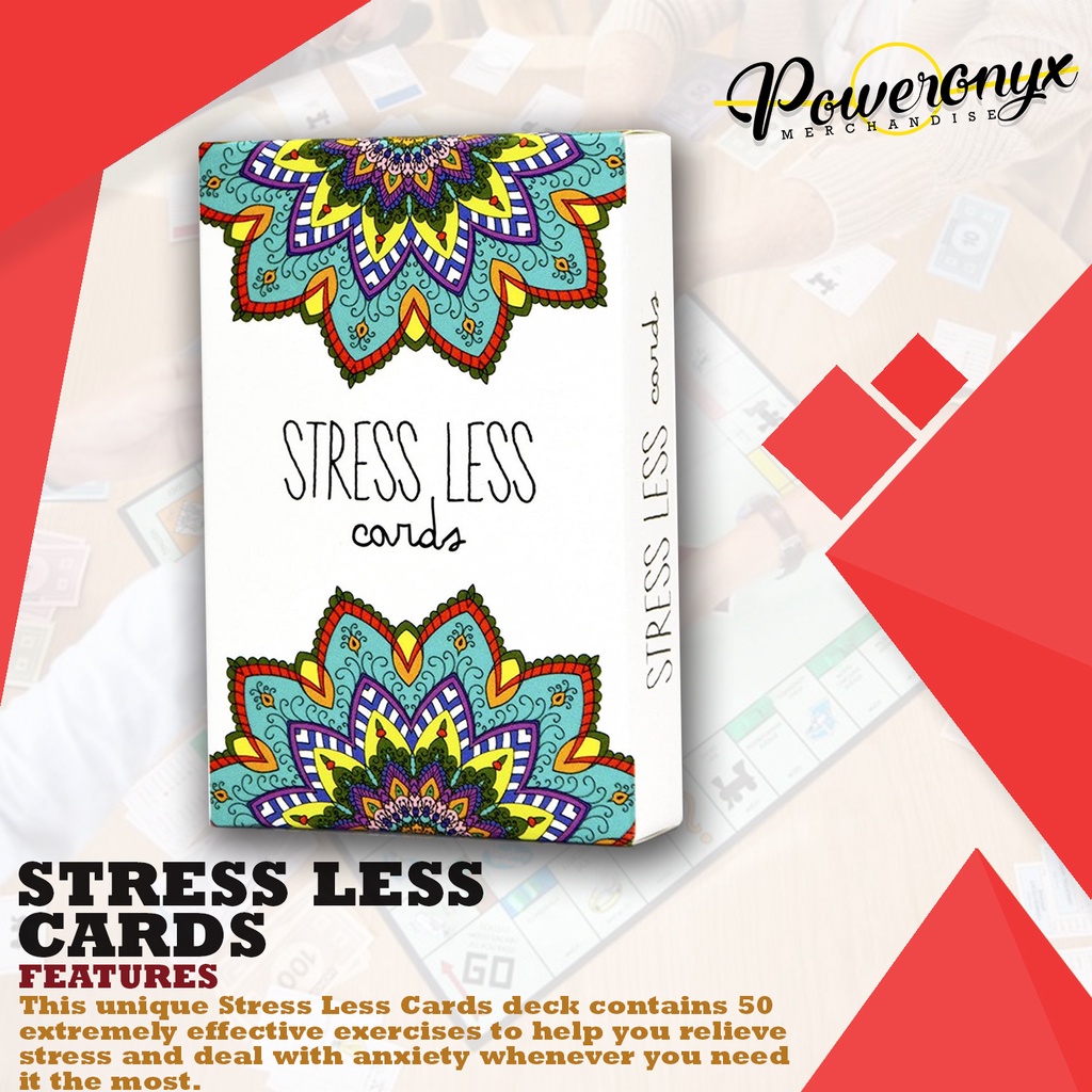 🇵🇭 Stress Less Cards - 50 Mindfulness & Meditation Exercises - Helps ...