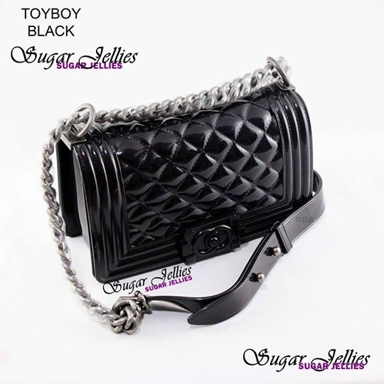 Chanel Toyboy Black Jelly Bag, Luxury, Bags & Wallets on Carousell