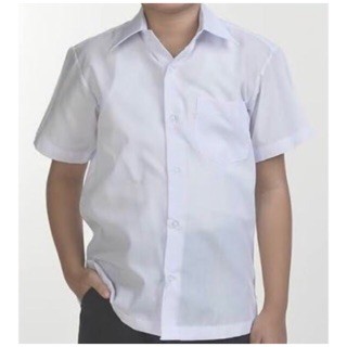 kids white polo