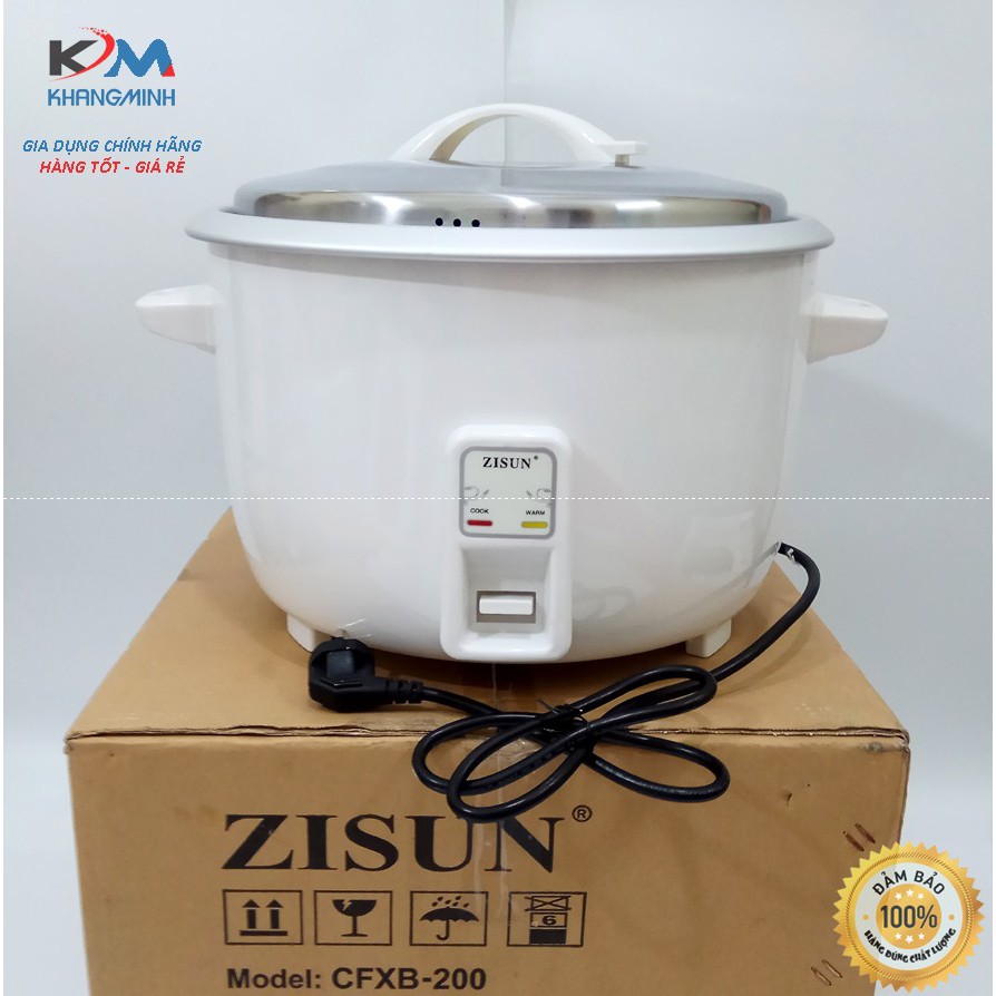 Zisun CFXB Industrial Rice Cooker 200 13 Liters (5.6 Liters Of Rice ...