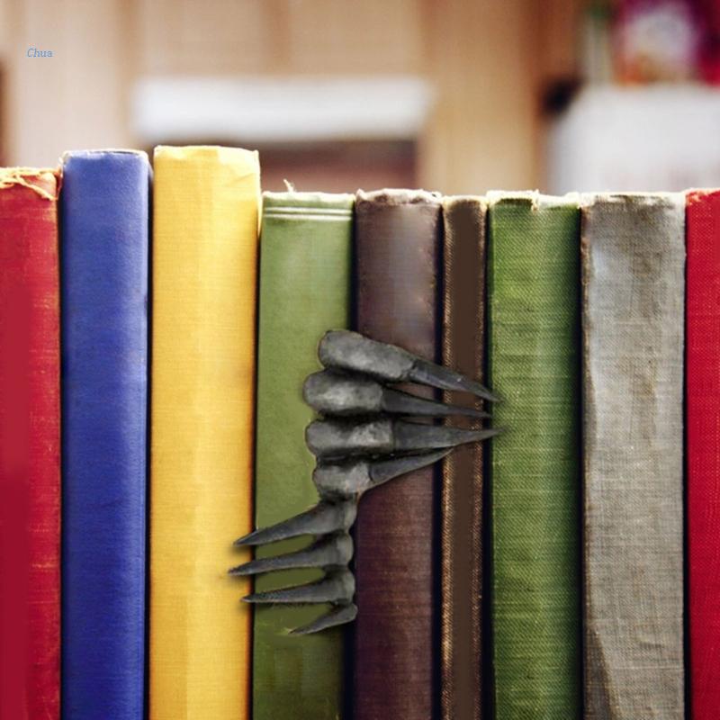 Chua 3D Claw Bookmark Thriller Devil's Hand Bookmark Horror Demon Hand