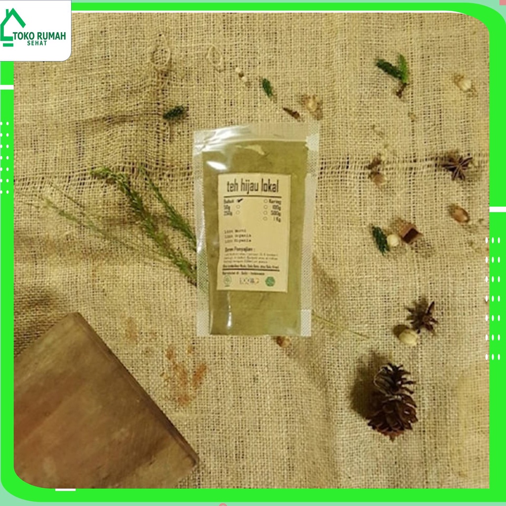 LOKAL HIJAU LOCAL GREEN TEA POWDER 250 GRAM - Camellia Sinensis - PURE ...