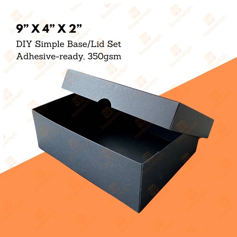 10pcs DIY Base/Lid Set Gift Box 9”x4”x2” | Shopee Philippines