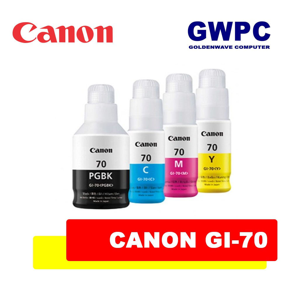 Canon GI-70 Genuine Ink Bottle | Shopee Philippines