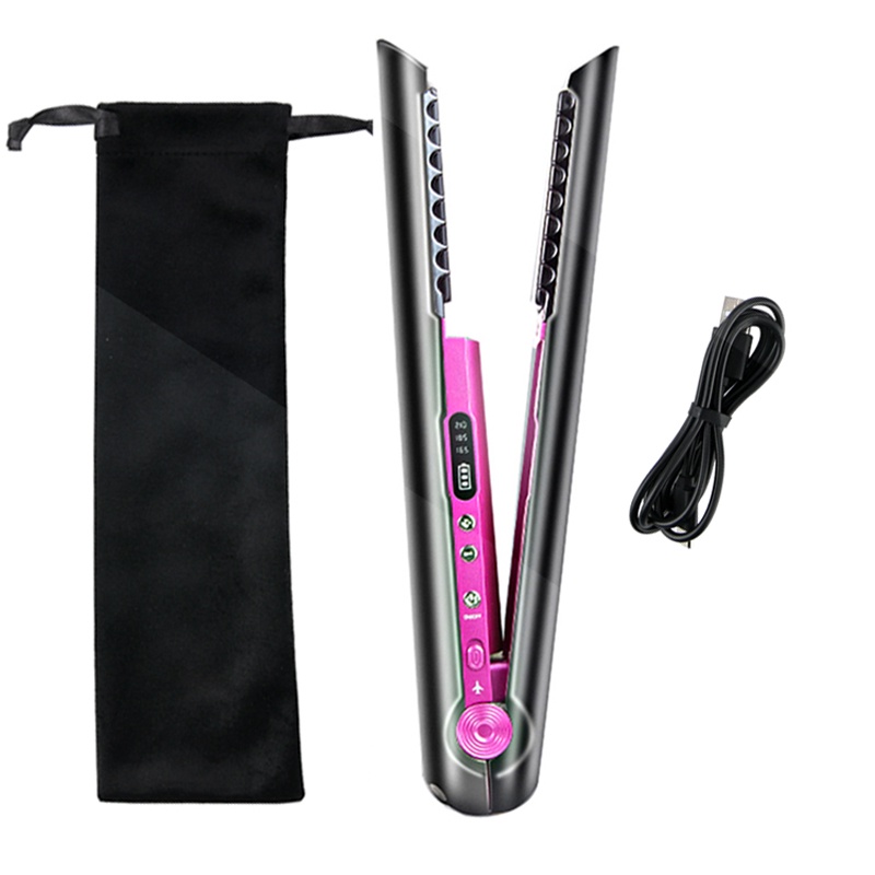 Wireless Hair Straightener Professional Portable Rechargeable Cordless ...