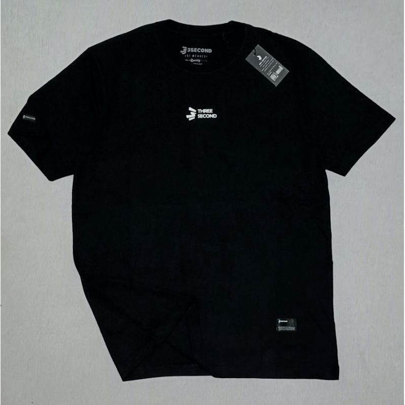 Kaos 3SECOND Men TSHIRT DISTRO FREE Sticker MAN BASIC THREE SECOND BAJU ...