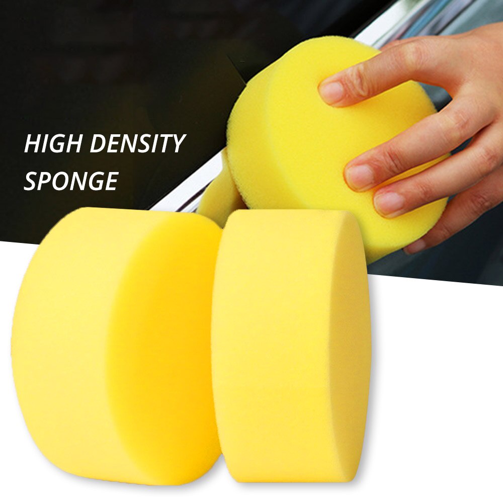 5Pcs round Auto Care Polish Sponge Cleaning Tools Wax Washer Pads Body