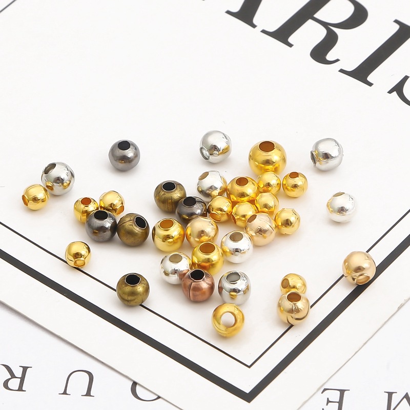 Metal beads for jewelry on sale making