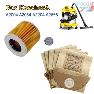 5X dust bag 1X Filter for KARCHER WD3 Premium WD 3,300 M WD 3,200