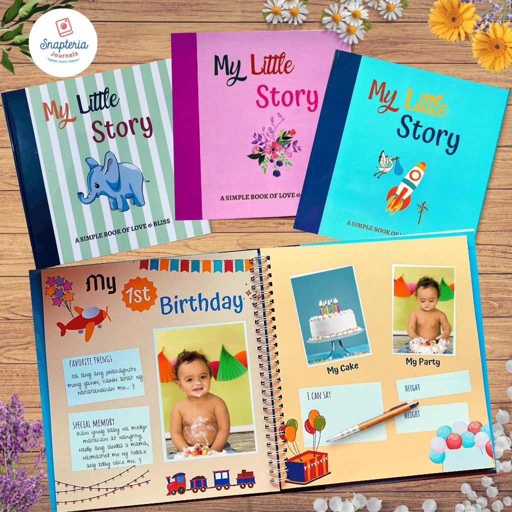 Snapteria Baby Memory Book Baby Journal Baby Gift Photo Album