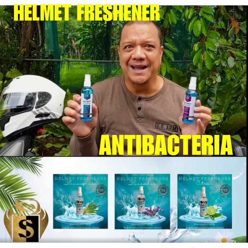 FRESHENER SPRAY FOR YOUR HELMET DEODORIZER AND DISINFECTANT Shopee