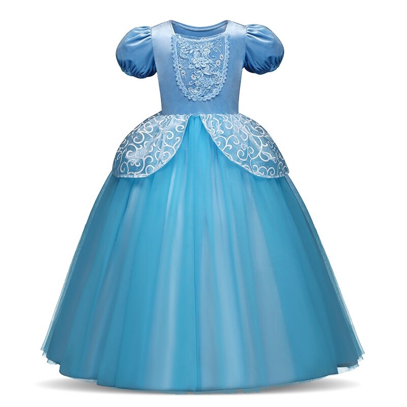 Girl Princess Dress Long Frocks Halloween Birthday Party Cosplay Cinderella Dress Elsa Frozen Dress Mirabel Costume Shopee Philippines
