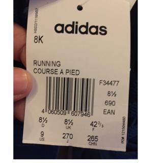 ADIDAS 8K RUNNING COURSE F34477 Shopee Philippines