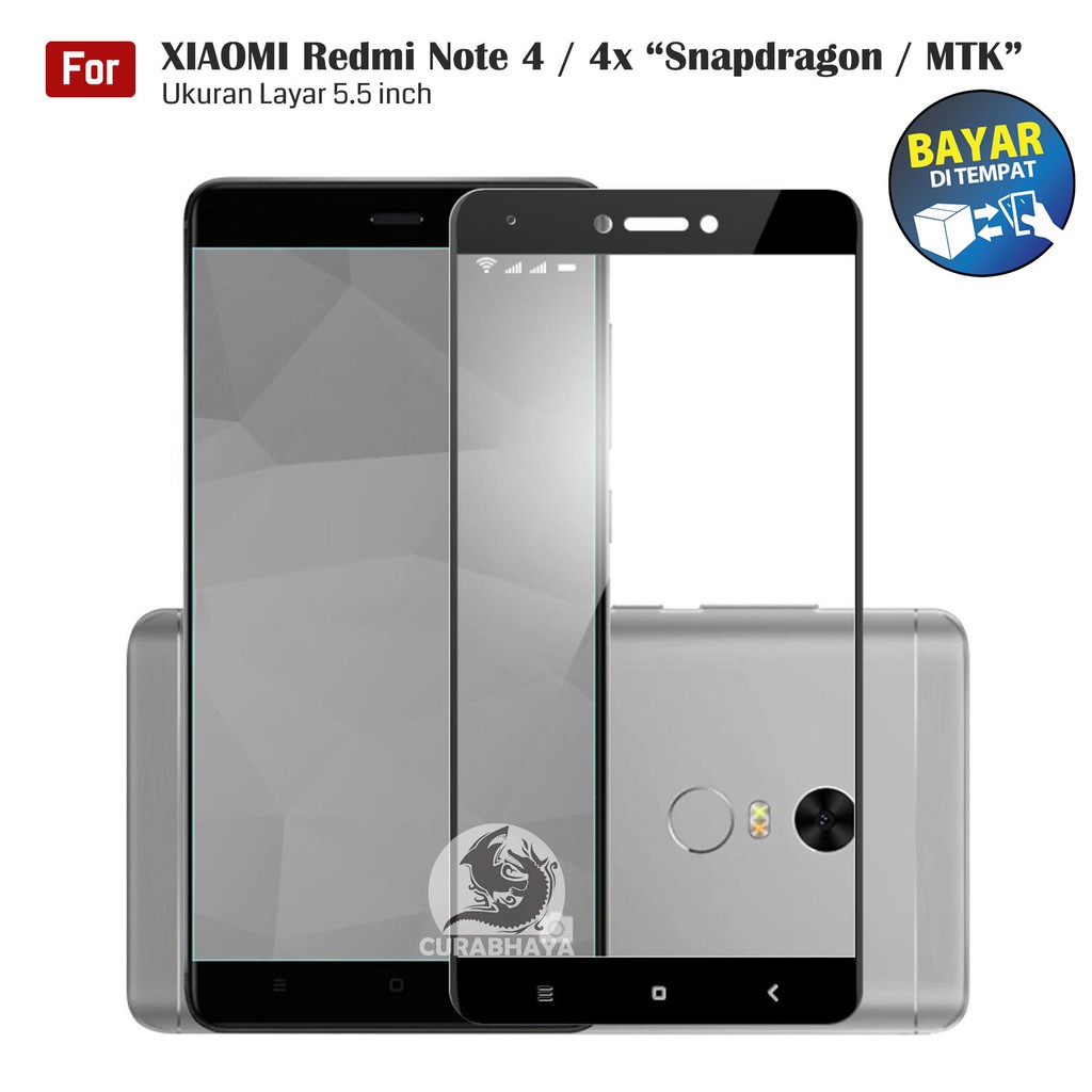 Full Cover Tempered Glass for Xiaomi Redmi Note 4 4X 