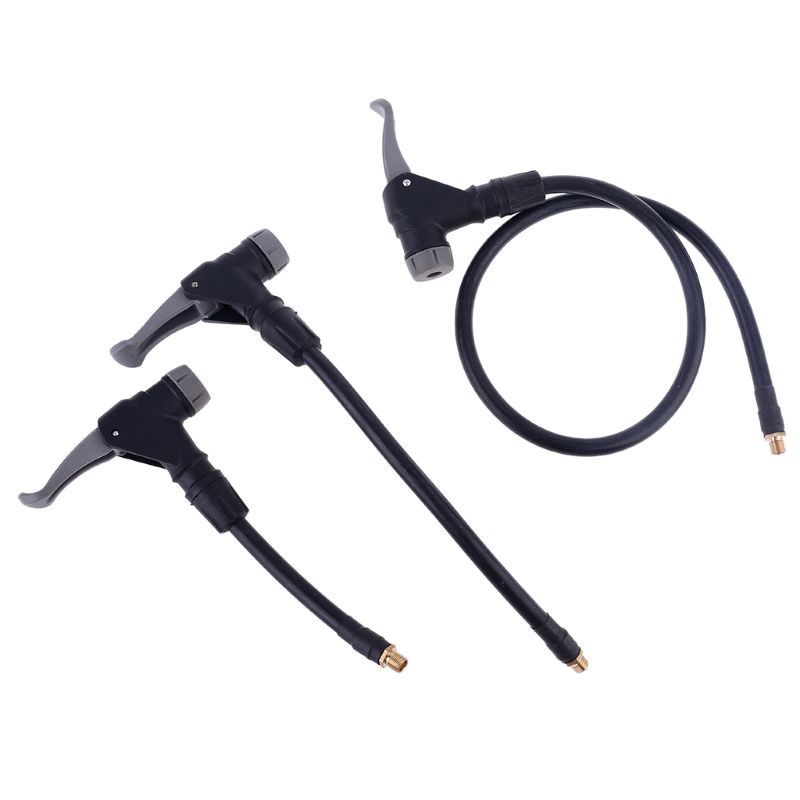 20-inch Lock-On Tire Inflator Hose - Converts Twist-On To Lock-On With Presta Adapter