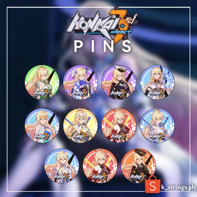 HONKAI IMPACT PINS Durandal Shopee Philippines