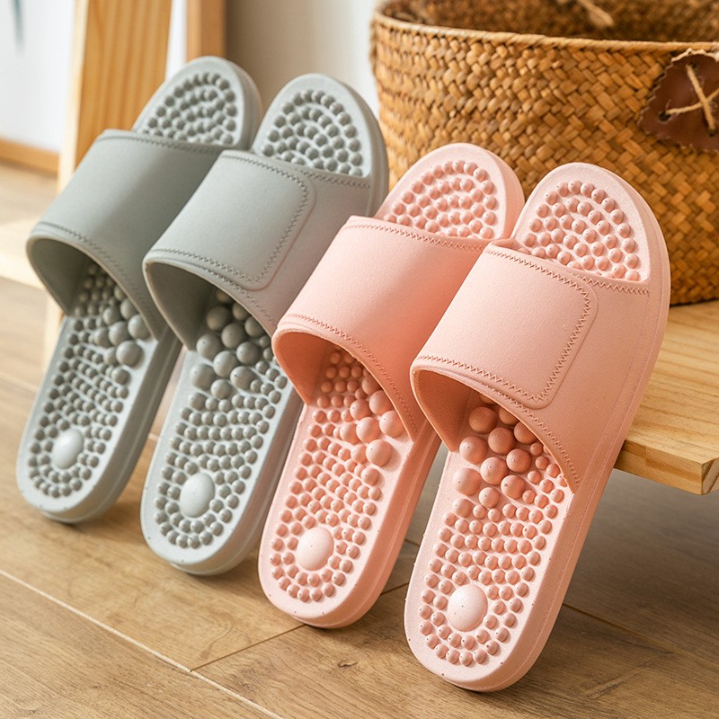 Women Men Massage Slippers Unisex Couple Shoes Indoor Home Soft