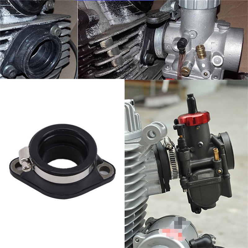 Carburetor Intake Manifold Interface Universal UTV/ATV Rubber Intake ...