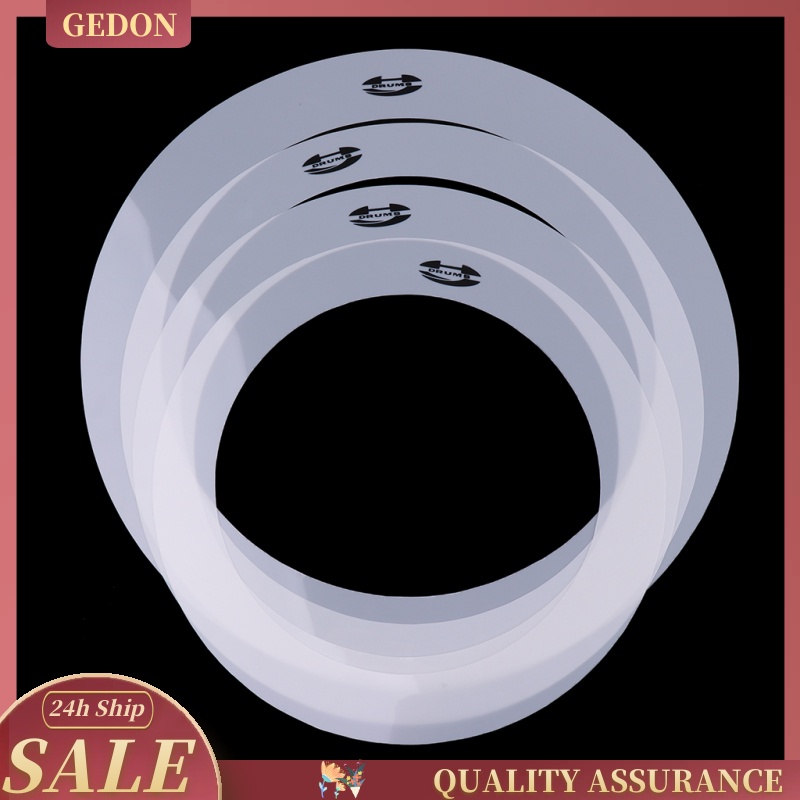 4 Pack Drum Muffler Dampening Rings Tone Control 10\'\' 12\'\' 14