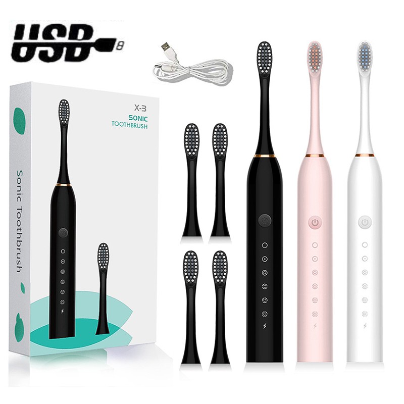 Newly upgraded six-mode sonic electric toothbrush, USB fast charging ...