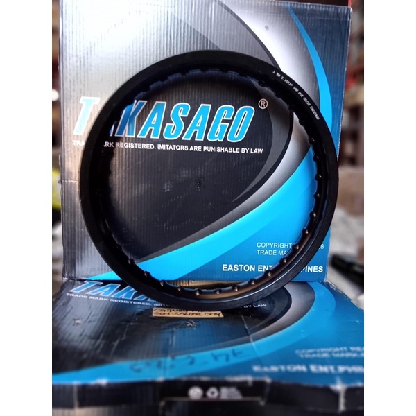 Takasago Tgo Motorcycle Rim Alloy Black 1.4x17 2.15x17 1.6x17 2.5x17 1 ...