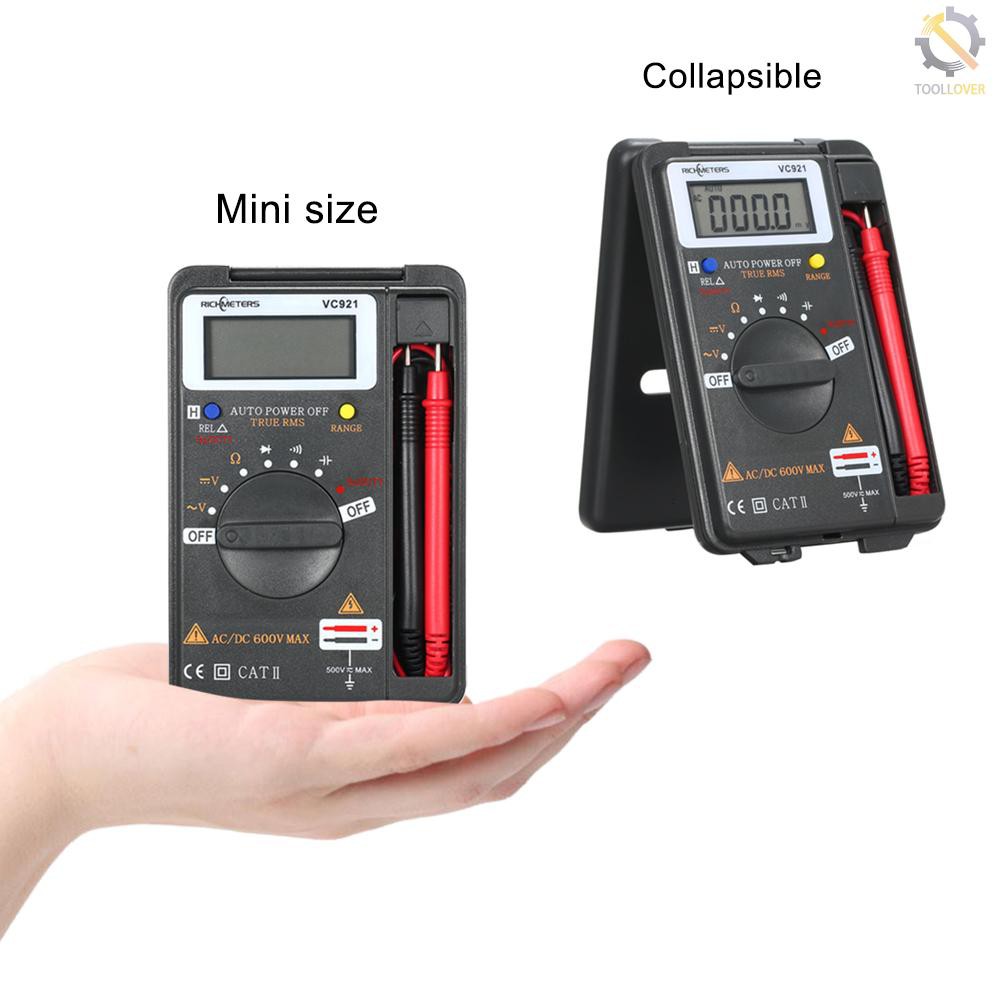 RICHMETERS Handheld Mini Digital Multimeter Multifunction 4000 Counts ...