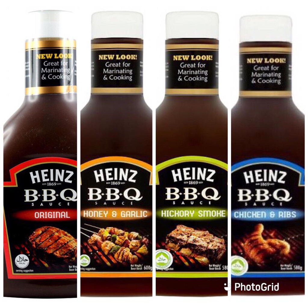 HEINZ Hickory Smoke BBQ Barbeque | ORIGINAL | HONEY & GARLIC | CHICKEN ...