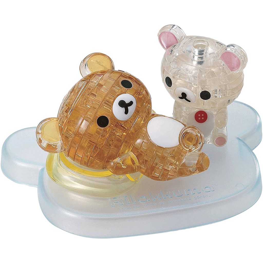 Beverly 3D Crystal Jigsaw Puzzle Rilakkuma & Korilakkuma 39 Pieces